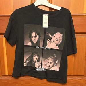 Black Pink Graphic T-Shirt
